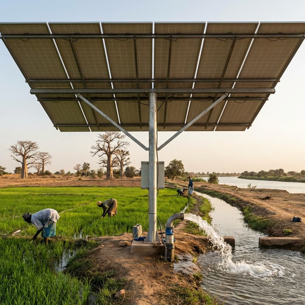JIVO Energy solarizes irrigation water pumps in Northern Senegal