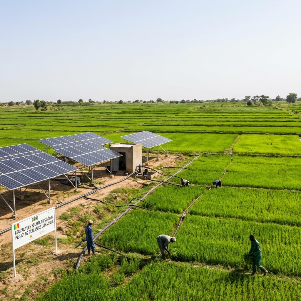 JIVO Energy solarizes irrigation water pumps in Northern Senegal