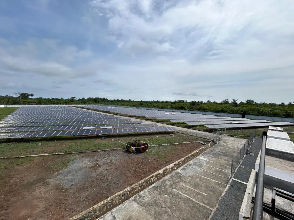 JIVO Energy's first hybrid off-grid mini-grid in Moyamba